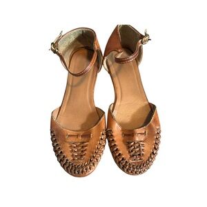 Brown Leather Women's Sandals